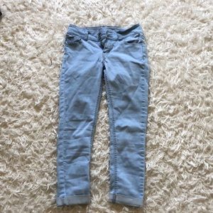 Wax stretch jeans